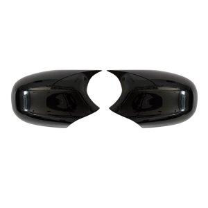 BMW 3 Series E90 Mirror Cover - Omac - Bat Model ABS - Gloss Piano Black - '09-'12